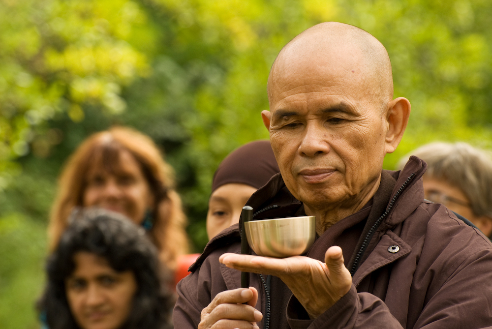 Thích Nhất Hạnh was a Vietnamese Thiền Buddhist monk, peace activist, prolific author, poet, and teacher, who founded the Plum Village Tradition, historically recognized as the main inspiration for engaged Buddhism. Known as the "father of mindfulness", Nhất Hạnh was a major influence on Western practices of Buddhism. 