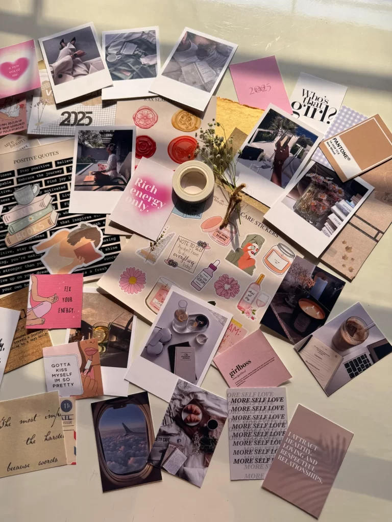 Vision board materials