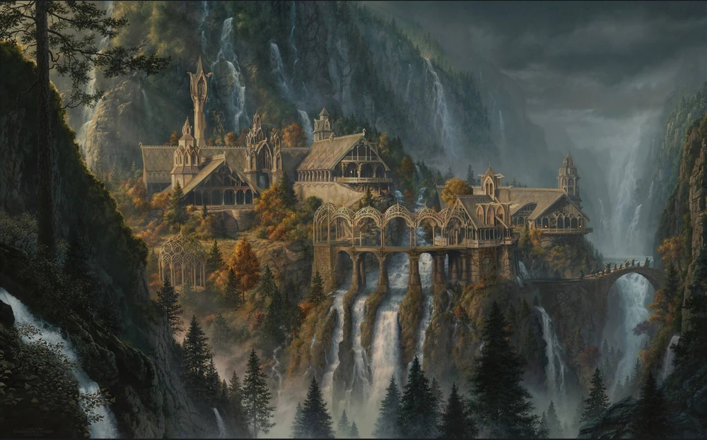 Rivendell, also known as Imladris in Elvish, is a fictional, idyllic Elven refuge in J.R.R. Tolkien's Middle-earth